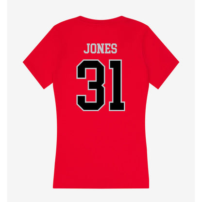 CSUN - NCAA Baseball : Jack Jones - Women's V-Neck T-Shirt-1