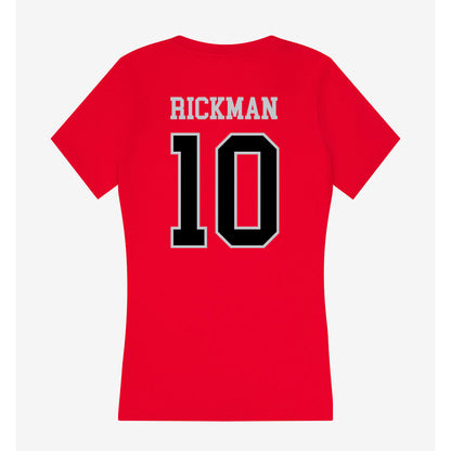 CSUN - NCAA Baseball : Mateo Rickman - Women's V-Neck T-Shirt-1