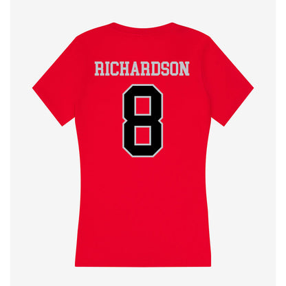 CSUN - NCAA Women's Volleyball : Raegan Richardson - Women's V-Neck T-Shirt-1
