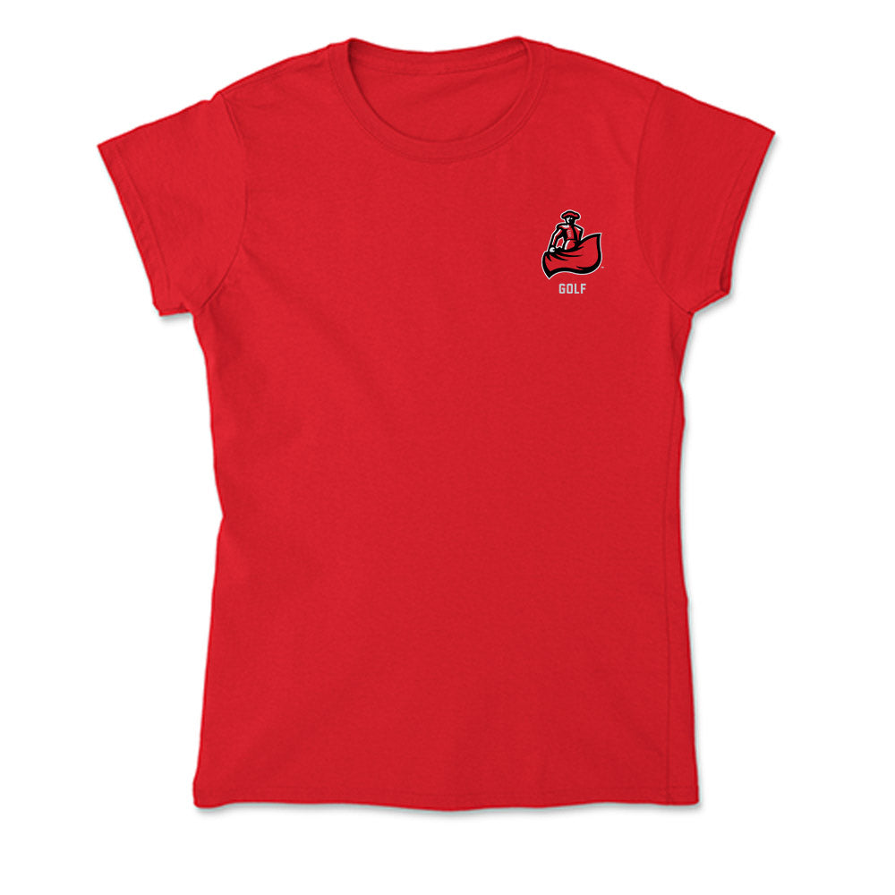 CSUN - NCAA Men's Golf : Bryson Barnes - Soft Style Women’s T-Shirt-0