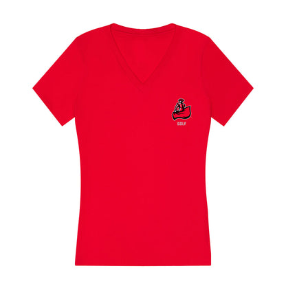 CSUN - NCAA Men's Golf : Ethan Posthumus - Women's V-Neck T-Shirt-0