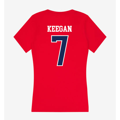 Belmont - NCAA Women's Volleyball : Alivia Keegan - Women's V-Neck T-Shirt-1