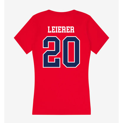 Belmont - NCAA Softball : Hannah Leierer - Women's V-Neck T-Shirt-1