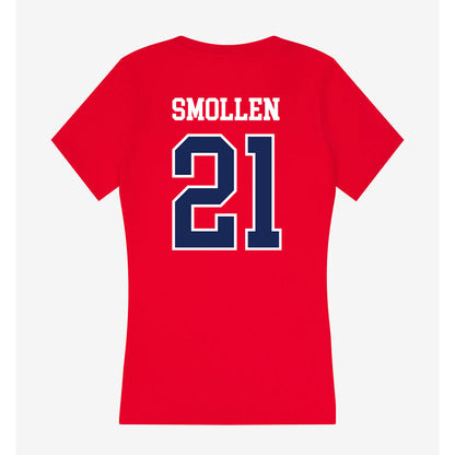 Belmont - NCAA Women's Volleyball : Alexia Smollen - Women's V-Neck T-Shirt-1