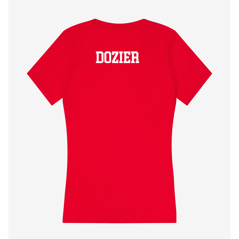 Belmont - NCAA Men's Track & Field : Tezz Dozier - Women's V-Neck T-Shirt-1