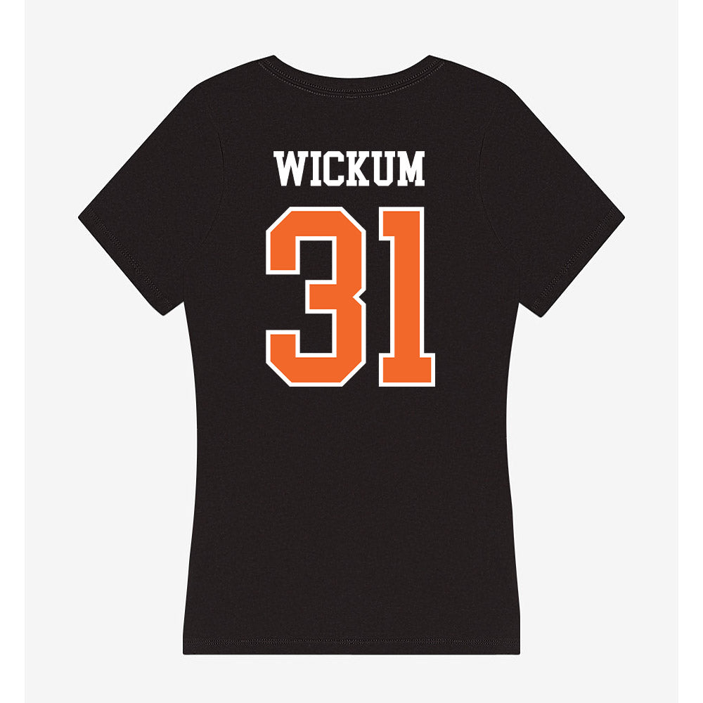 Idaho State - NCAA Softball : Riley Wickum - Women's V-Neck T-Shirt-1