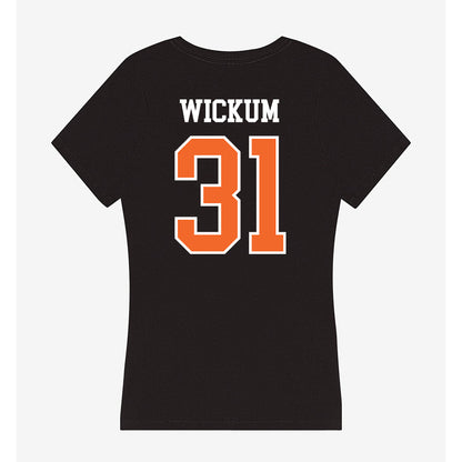 Idaho State - NCAA Softball : Riley Wickum - Women's V-Neck T-Shirt-1