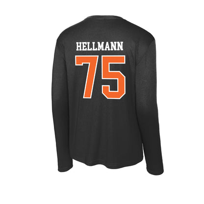 Idaho State - NCAA Football : Jake Hellmann - Activewear Long Sleeve T-Shirt-1