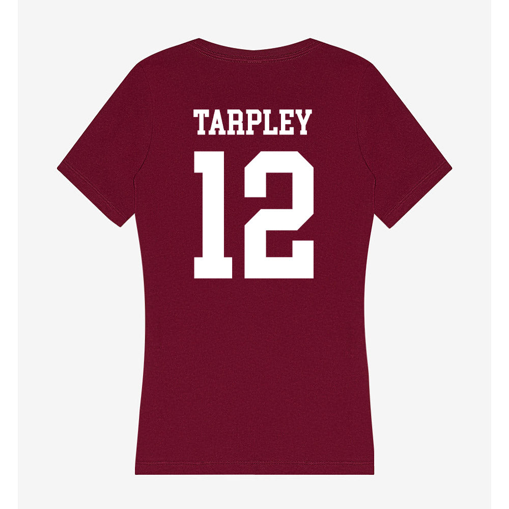 AAMU - NCAA Baseball : William Tarpley - Women's V-Neck T-Shirt-1