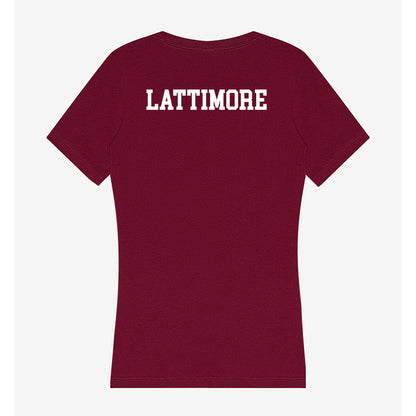 AAMU - NCAA Men's Track & Field : Sherman Lattimore - Women's V-Neck T-Shirt-1
