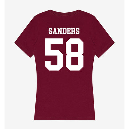 AAMU - NCAA Football : Trey Sanders - Women's V-Neck T-Shirt-1