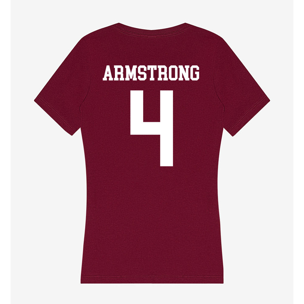 AAMU - NCAA Football : Mac Armstrong - Women's V-Neck T-Shirt-1