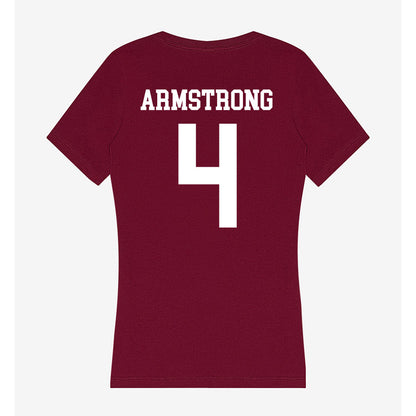 AAMU - NCAA Football : Mac Armstrong - Women's V-Neck T-Shirt-1