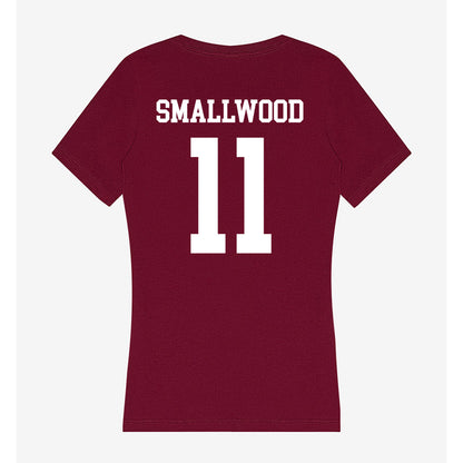 AAMU - NCAA Football : Wilburn Smallwood - Women's V-Neck T-Shirt-1