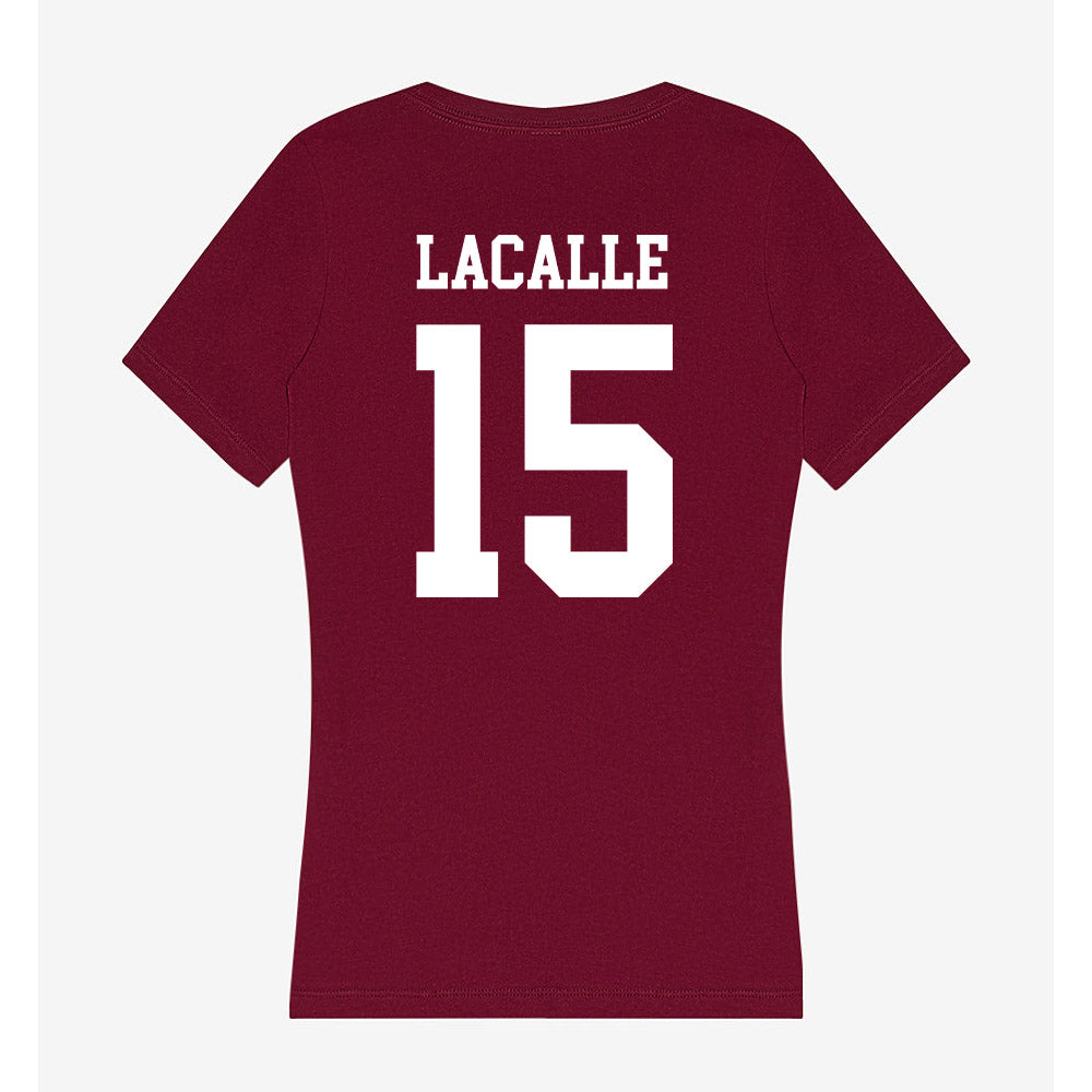 AAMU - NCAA Softball : Josefina Lacalle - Women's V-Neck T-Shirt-1