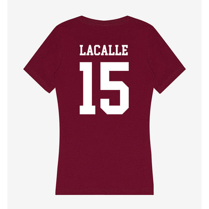AAMU - NCAA Softball : Josefina Lacalle - Women's V-Neck T-Shirt-1