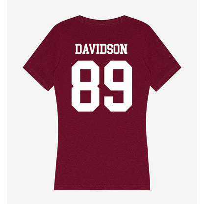 AAMU - NCAA Football : Hollis Davidson - Women's V-Neck T-Shirt-1