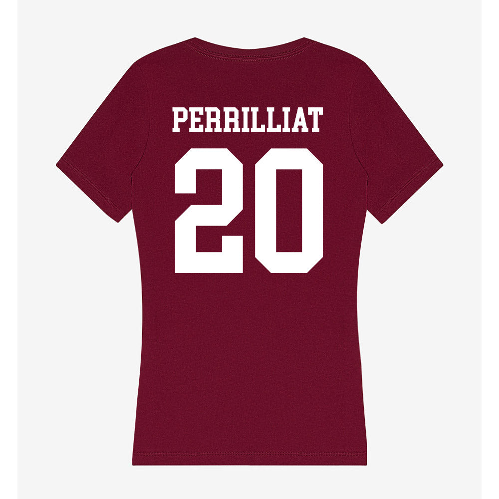 AAMU - NCAA Football : Byron Perrilliat - Women's V-Neck T-Shirt-1