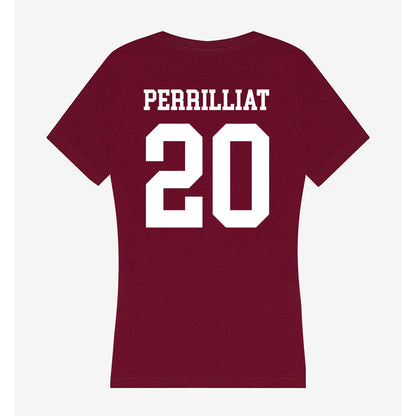 AAMU - NCAA Football : Byron Perrilliat - Women's V-Neck T-Shirt-1