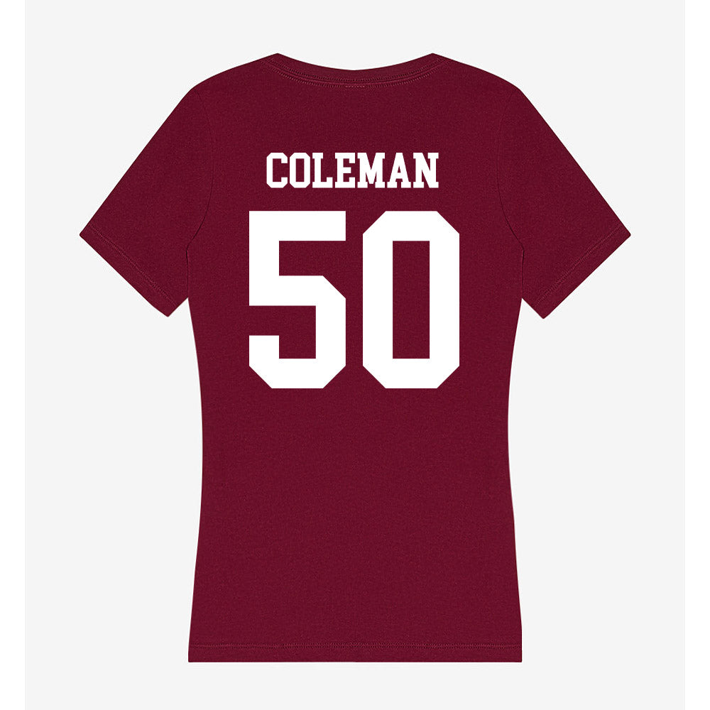 AAMU - NCAA Football : Antonio Coleman - Women's V-Neck T-Shirt-1