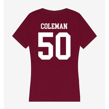 AAMU - NCAA Football : Antonio Coleman - Women's V-Neck T-Shirt-1