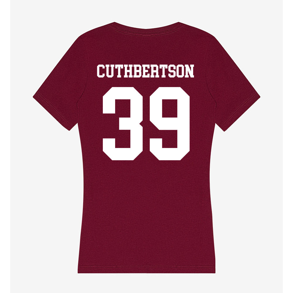 AAMU - NCAA Women's Soccer : Charlotte Cuthbertson - Women's V-Neck T-Shirt-1