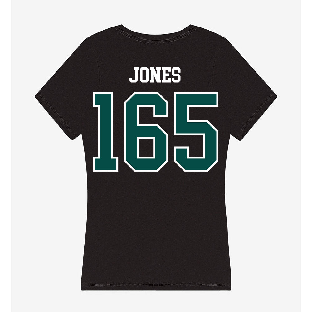 Humboldt State - NCAA Wrestling : Travion Jones - Women's V-Neck T-Shirt-1