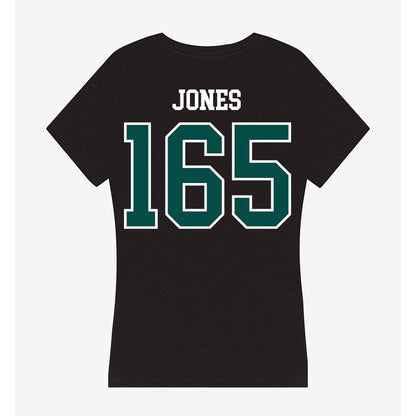 Humboldt State - NCAA Wrestling : Travion Jones - Women's V-Neck T-Shirt-1
