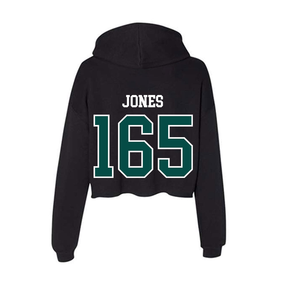 Humboldt State - NCAA Wrestling : Travion Jones - Women's Crop Fleece Hoodie-1
