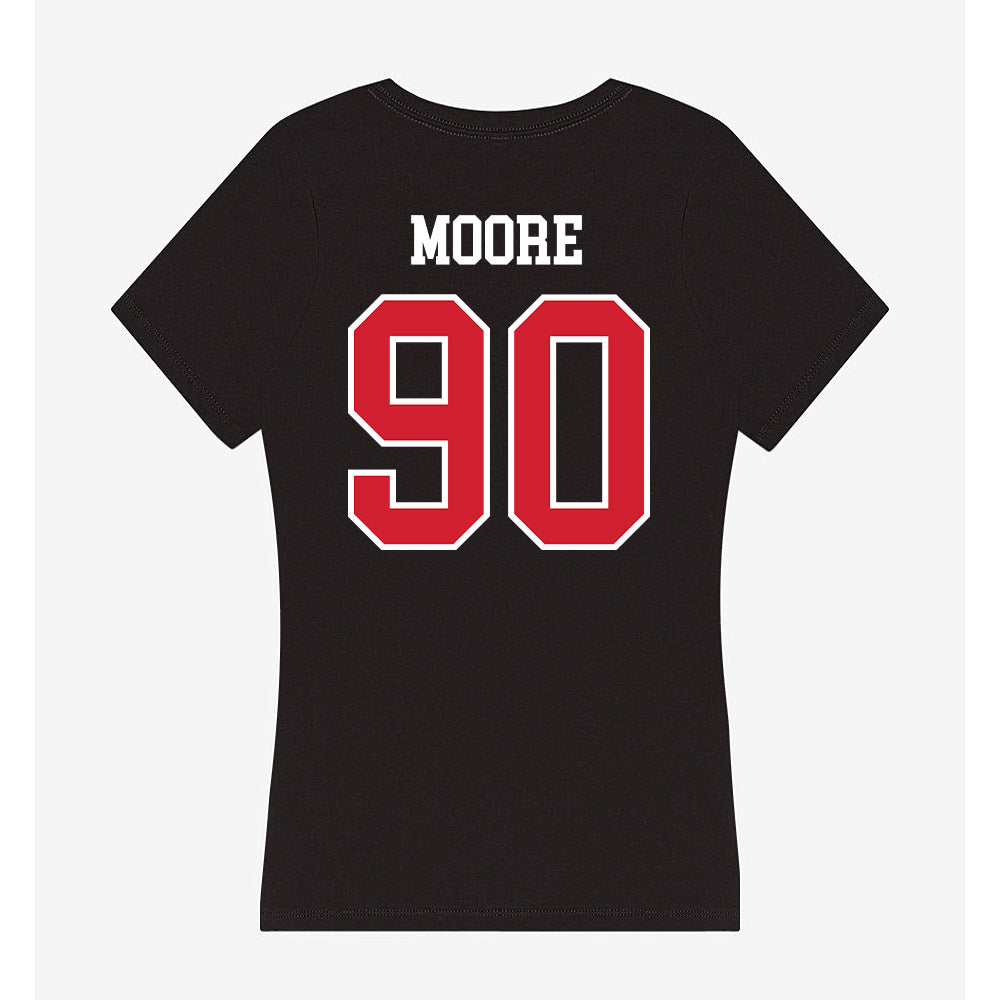 SEMO - NCAA Football : Quran Moore - Women's V-Neck T-Shirt-1