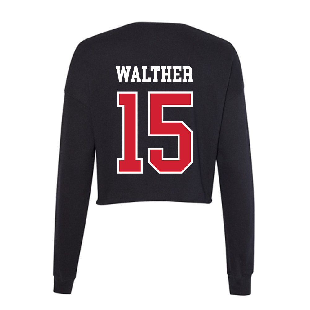 SEMO - NCAA Softball : Jaylie Walther - Women's Cropped Crew Fleece-1