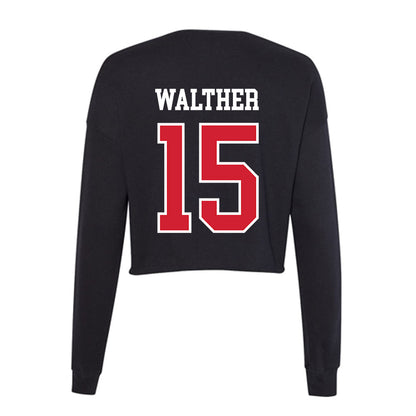 SEMO - NCAA Softball : Jaylie Walther - Women's Cropped Crew Fleece-1
