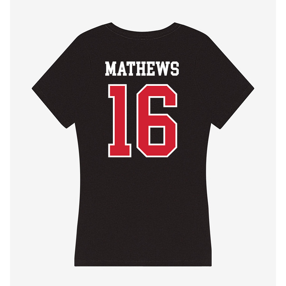 SEMO - NCAA Women's Volleyball : Ava Mathews - Women's V-Neck T-Shirt-1