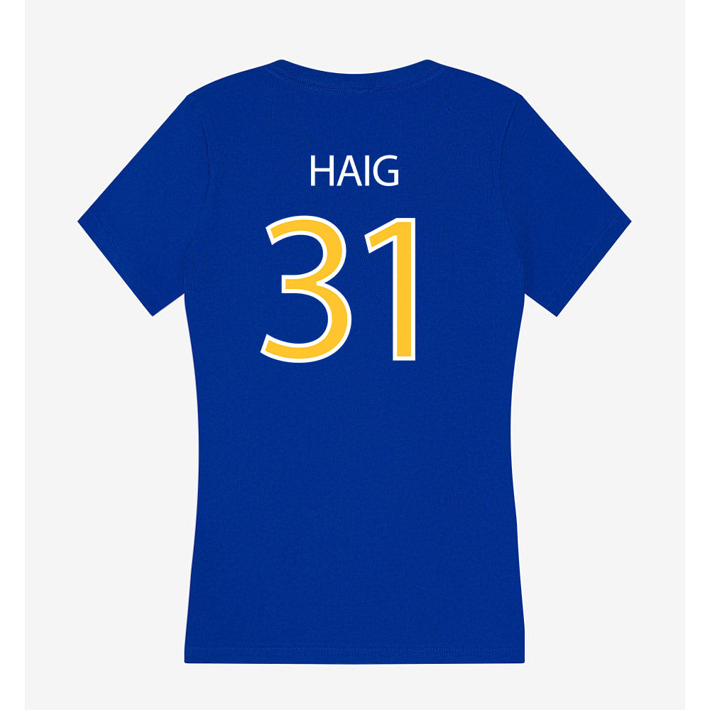 Hofstra - NCAA Softball : Kailyn Haig - Women's V-Neck T-Shirt-1