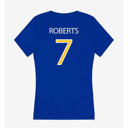 Hofstra - NCAA Men's Basketball : Jaeden Roberts - Women's V-Neck T-Shirt-1