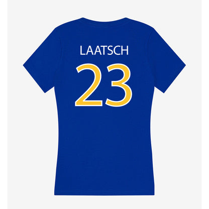 Hofstra - NCAA Men's Lacrosse : Owen Laatsch - Women's V-Neck T-Shirt-1
