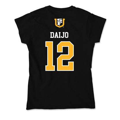 USFCA - NCAA Men's Soccer : Rayden Daijo - Soft Style Women’s T-Shirt-1