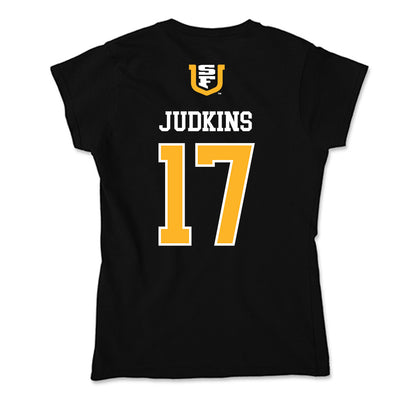 USFCA - NCAA Men's Soccer : Jaggar Judkins - Soft Style Women’s T-Shirt-1