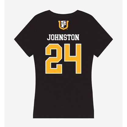 USFCA - NCAA Baseball : Garrett Johnston - Women's V-Neck T-Shirt-1