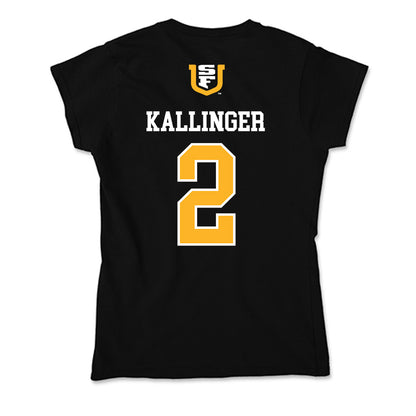 USFCA - NCAA Baseball : Myles Kallinger - Soft Style Women’s T-Shirt-1