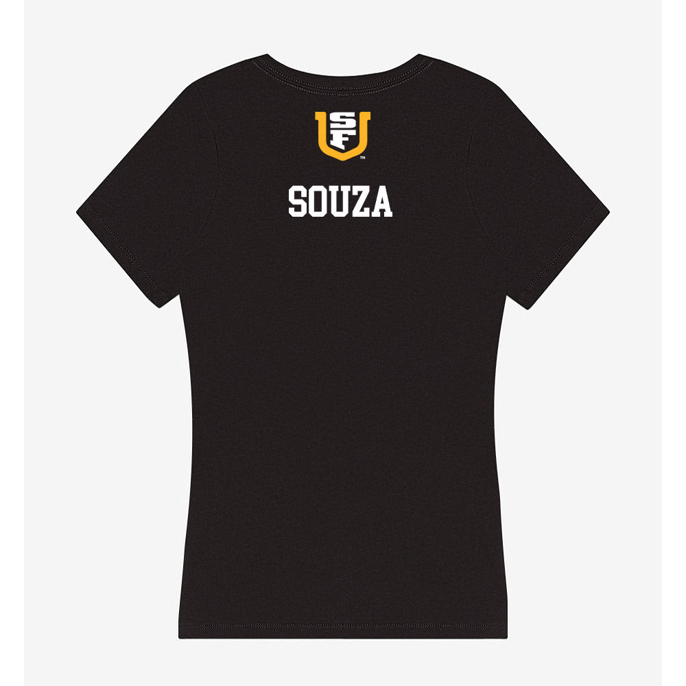 USFCA - NCAA Men's Cross Country : Dylan Souza - Women's V-Neck T-Shirt-1