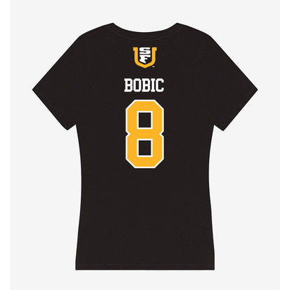 USFCA - NCAA Women's Volleyball : Anica Bobic - Women's V-Neck T-Shirt-1