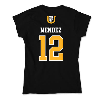 USFCA - NCAA Women's Volleyball : Taylor Mendez - Soft Style Women’s T-Shirt-1