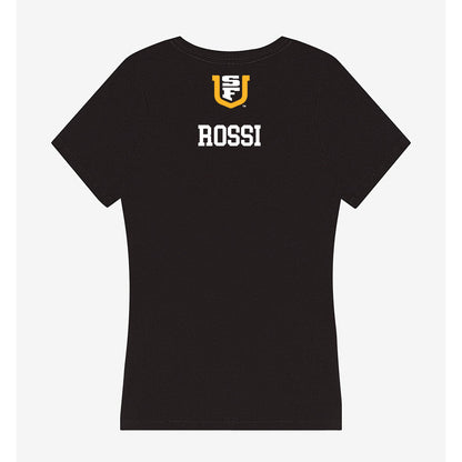 USFCA - NCAA Baseball : Gino Rossi - Women's V-Neck T-Shirt-1