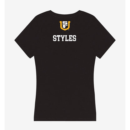 USFCA - NCAA Men's Golf : Henry Styles - Women's V-Neck T-Shirt-1