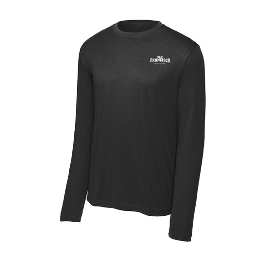 USFCA - NCAA Men's Cross Country : Dylan Souza - Activewear Long Sleeve T-Shirt-0