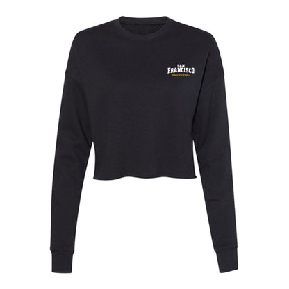 USFCA - NCAA Beach Volleyball : Makenzie Holden - Women's Cropped Crew Fleece-0