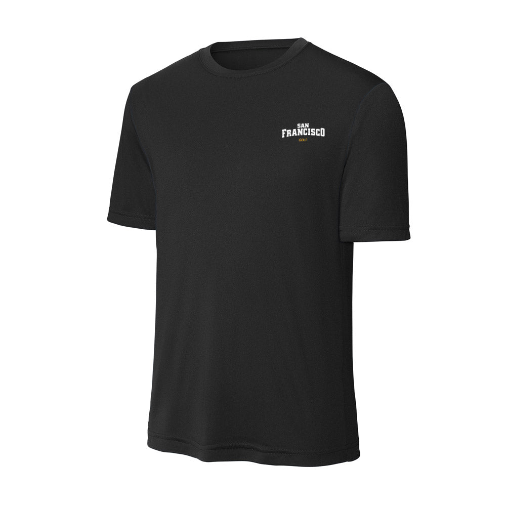 USFCA - NCAA Men's Golf : Theo Anderson - Activewear T-Shirt-0