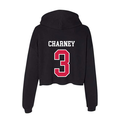 APSU - NCAA Football : Keith Charney - Women's Crop Fleece Hoodie-1