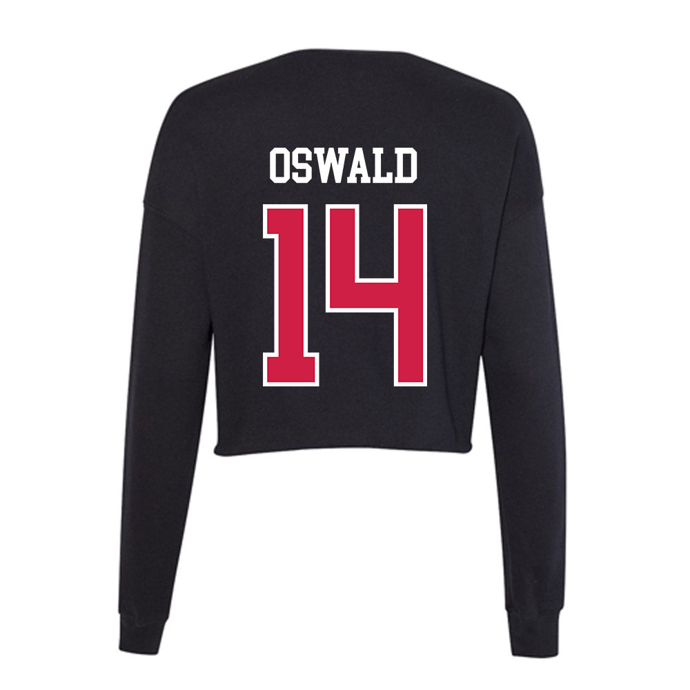APSU - NCAA Beach Volleyball : Aubriegh Oswald - Women's Cropped Crew Fleece-1